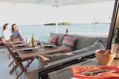 Shaded Cockpit Dining